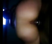 Árabe amateur follada a lo perrito