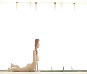 Piper Fawn does yoga