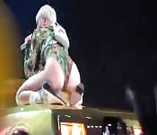 Miley se pone salvaje ante el público