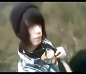 Nada mejor que una mamada en público