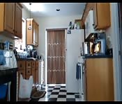 Kitchen nudism my mom on spy camera