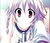 Chica anime se corre fuerte